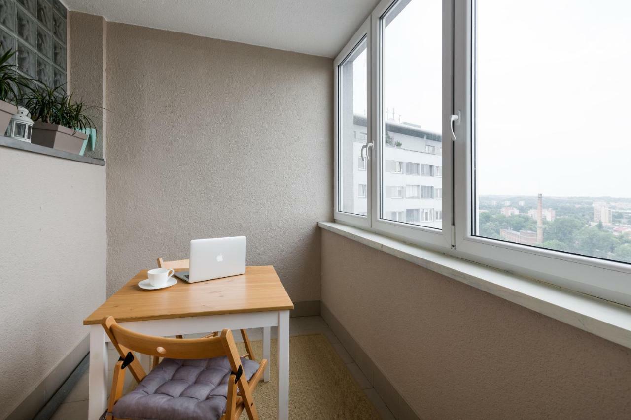 Sunny 1 Room Apartment With The View Over Cracow Krakau Exterior foto